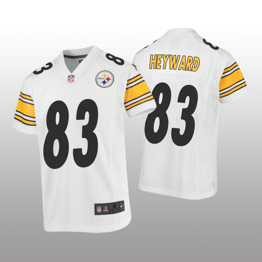 Pittsburgh Steelers Connor Heyward White Jersey Game Youth