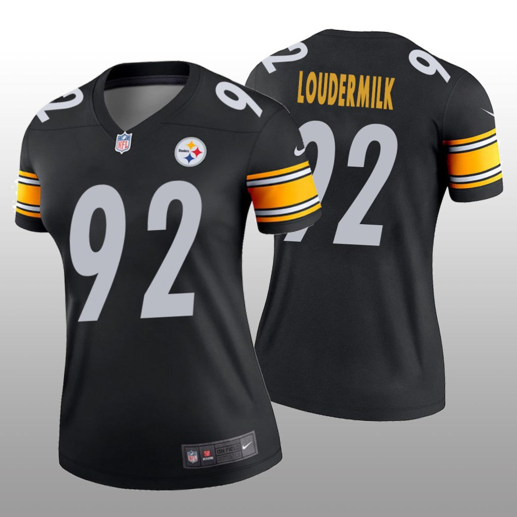 Pittsburgh Steelers Isaiahh Loudermilk Black Jersey Legend Women's