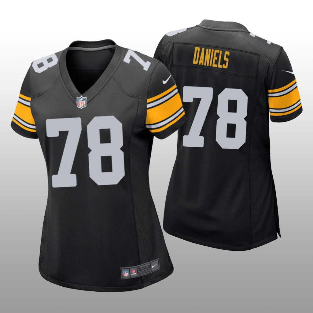 Pittsburgh Steelers James Daniels Black Jersey Game Women's