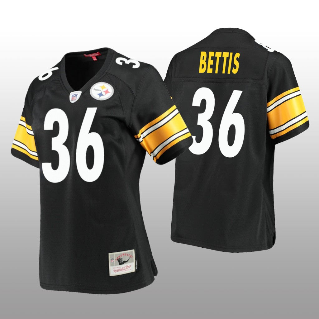 Pittsburgh Steelers Jerome Bettis Black Jersey Legacy Women's