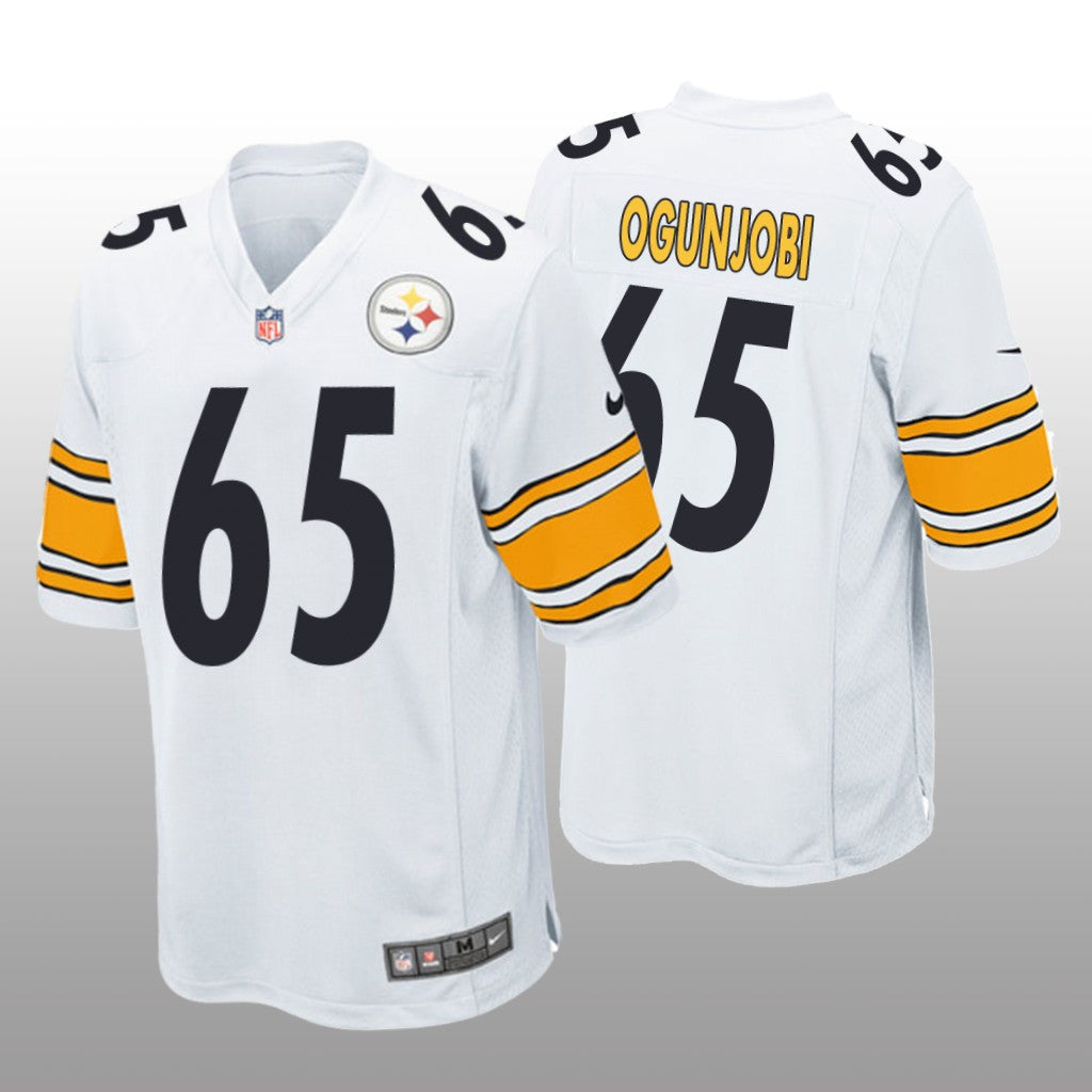 Pittsburgh Steelers Larry Ogunjobi White Jersey Game Men's