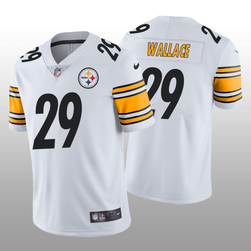 Pittsburgh Steelers Levi Wallace White Jersey Vapor Limited Men's