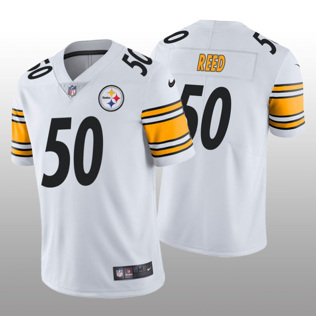 Pittsburgh Steelers Malik Reed White Jersey Vapor Limited Men's