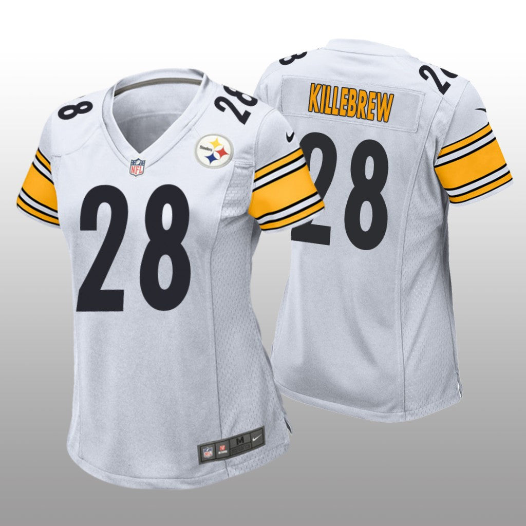 Pittsburgh Steelers Miles Killebrew White Jersey Game Women's