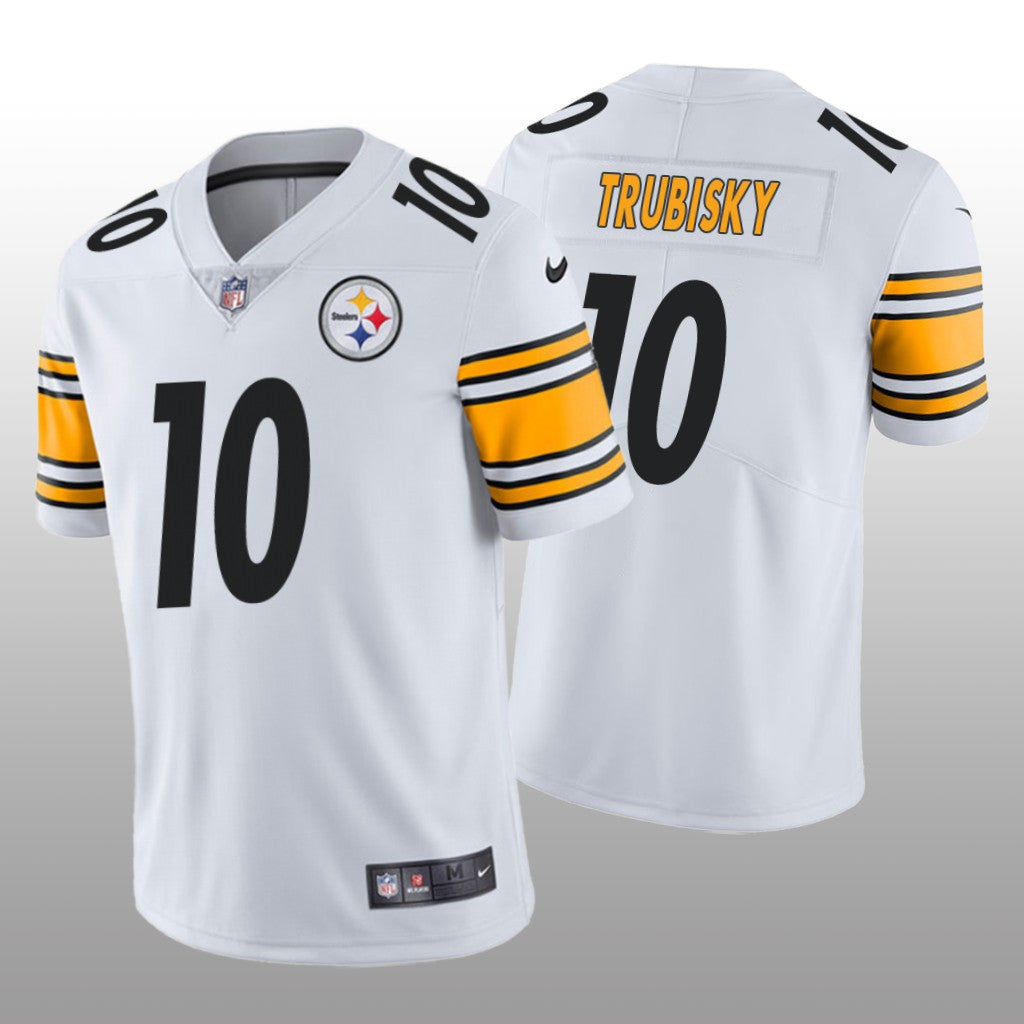 Pittsburgh Steelers Mitchell Trubisky White Jersey Vapor Limited Men's