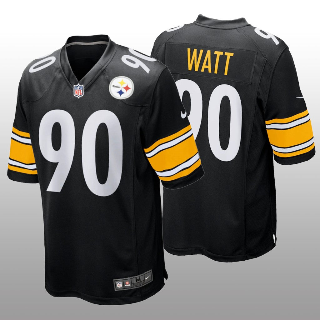 Pittsburgh Steelers T.J. Watt Black Jersey Game Men's