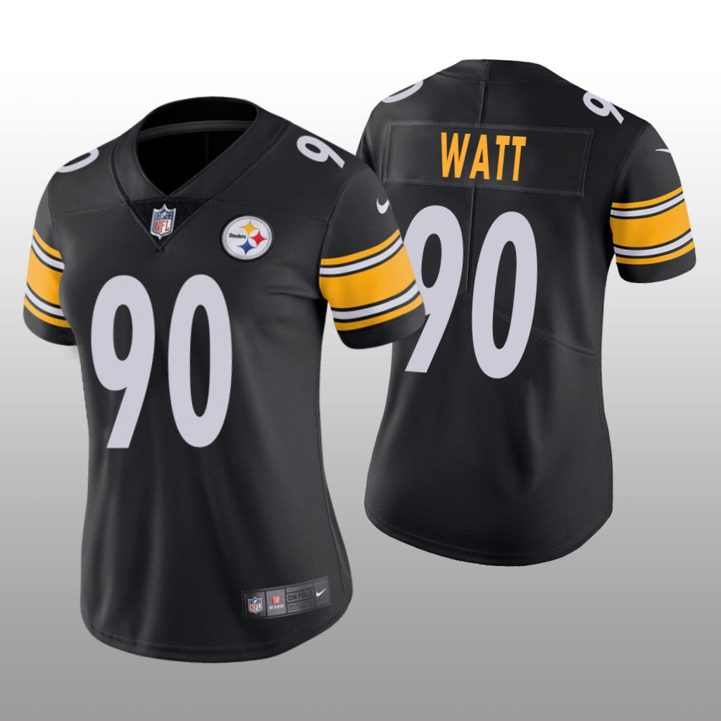 Pittsburgh Steelers T.J. Watt Black Jersey Vapor Limited Women's