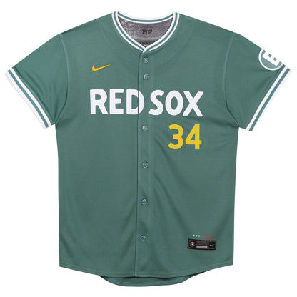 Preschool Boston Red Sox David Ortiz Nike Green 2025 City Connect Limited Retired Player Jersey
