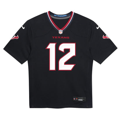 Preschool Houston Texans Nico Collins Nike Navy Team Player Game Jersey