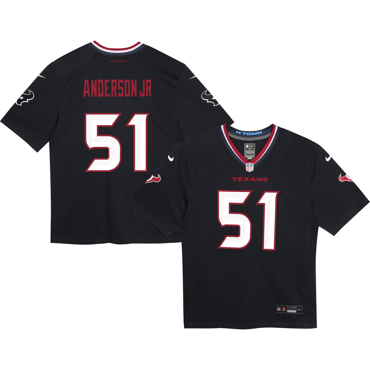 Preschool Houston Texans Will Anderson Jr. Nike Navy Game Jersey