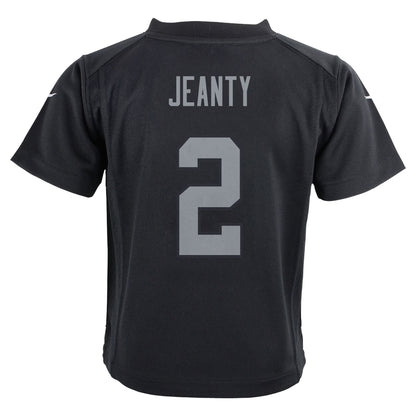 Preschool Las Vegas Raiders Ashton Jeanty Nike Black Team Player Game Jersey