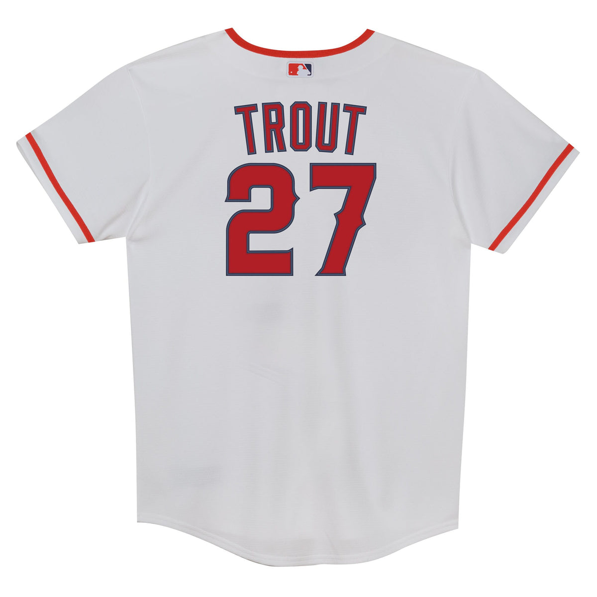 Preschool Los Angeles Angels Mike Trout Nike White Home Replica Player Jersey