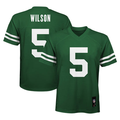 Preschool New York Jets Garrett Wilson Legend Green Replica Player Jersey
