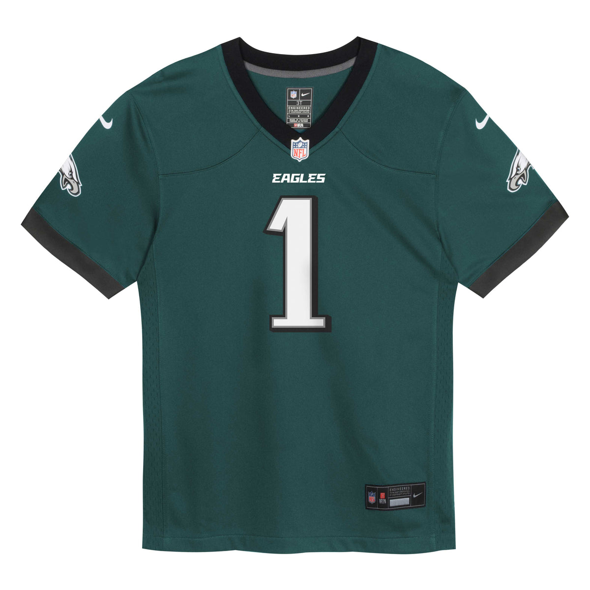 Preschool Philadelphia Eagles Jalen Hurts Nike Midnight Green Team Game Jersey