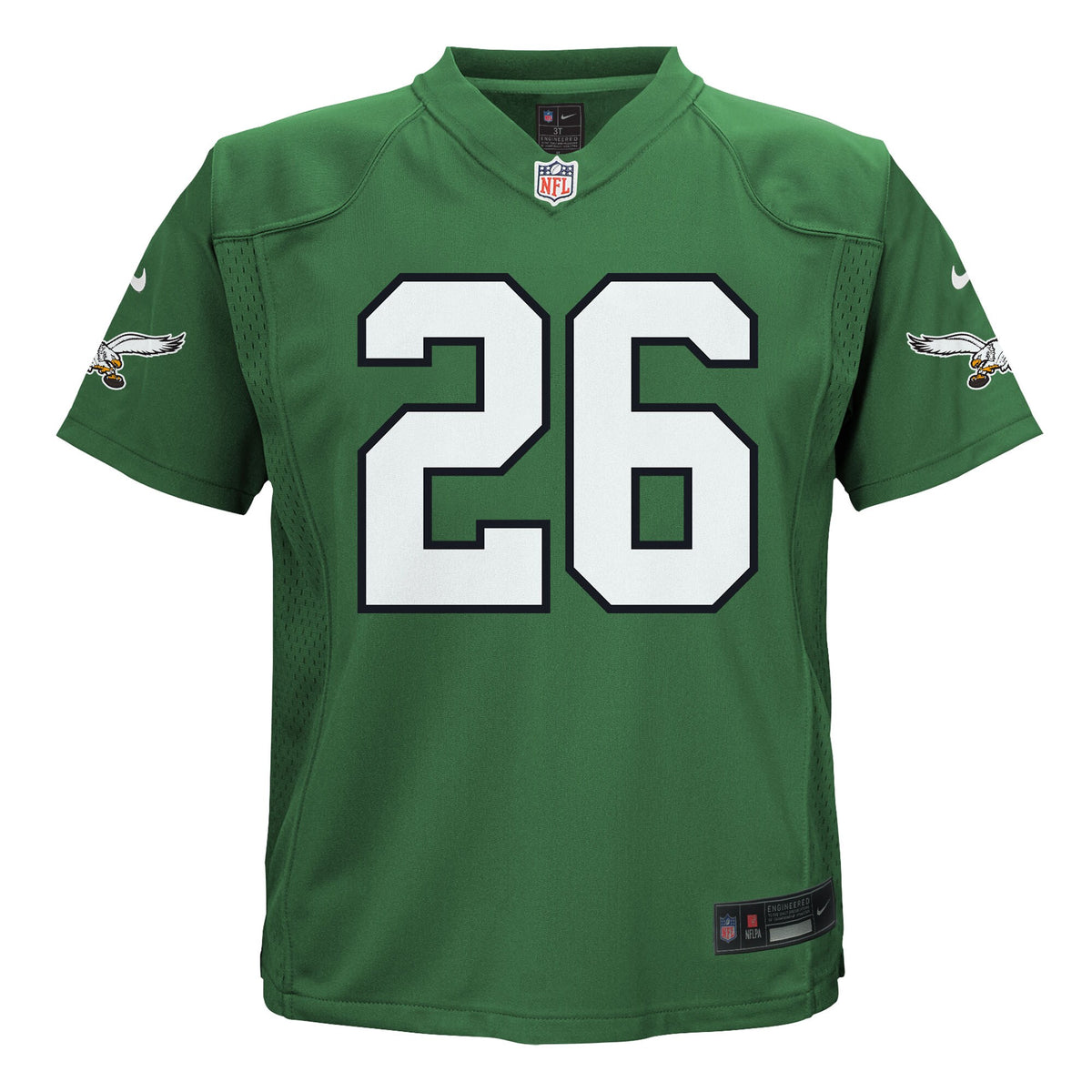 Preschool Philadelphia Eagles Saquon Barkley Nike Kelly Green Alternate Player Game Jersey