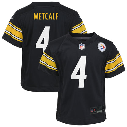 Preschool Pittsburgh Steelers D.K. Metcalf Nike Black Team Game Jersey