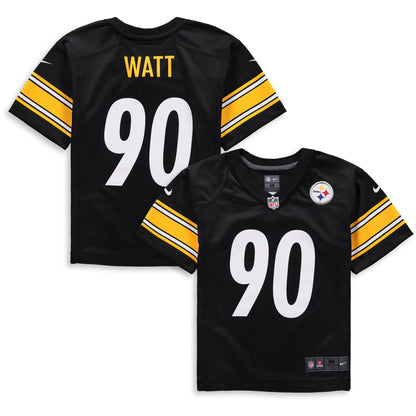 Preschool Pittsburgh Steelers T.J. Watt Nike Black Game Jersey