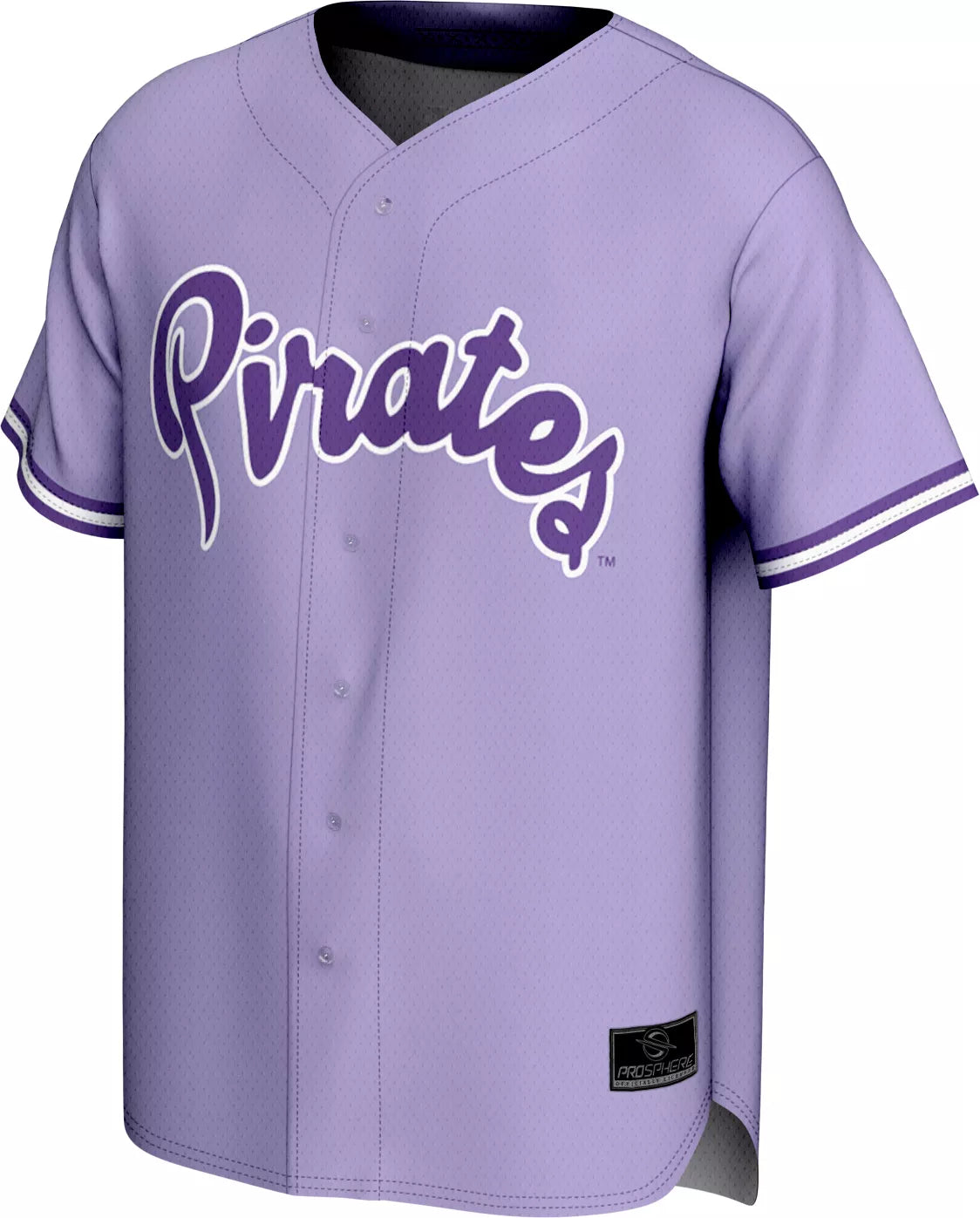 ProSphere Men's East Carolina Pirates Purple Powder Baseball Jersey