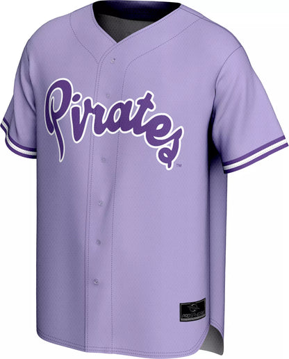 ProSphere Men's East Carolina Pirates Purple Powder Baseball Jersey