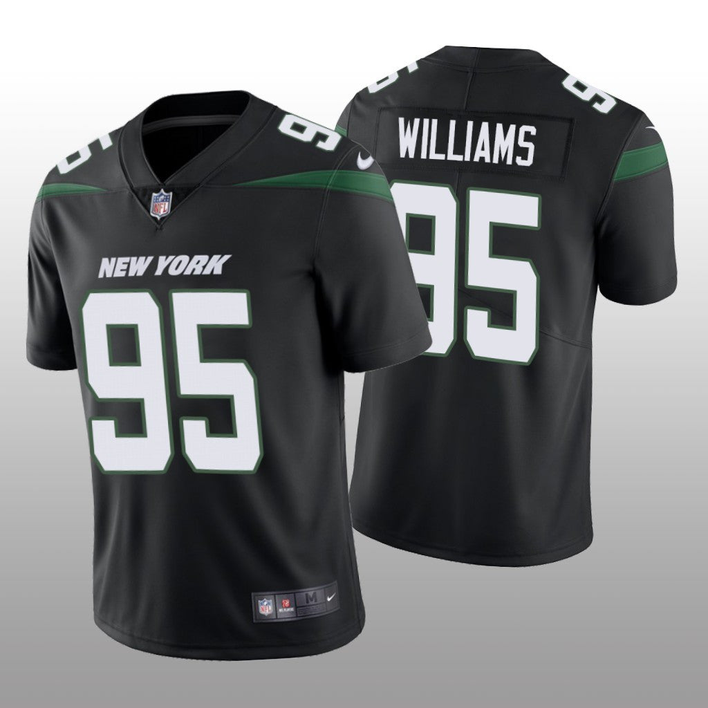 Quinnen Williams New York Jets Black Draft Vapor Limited Jersey