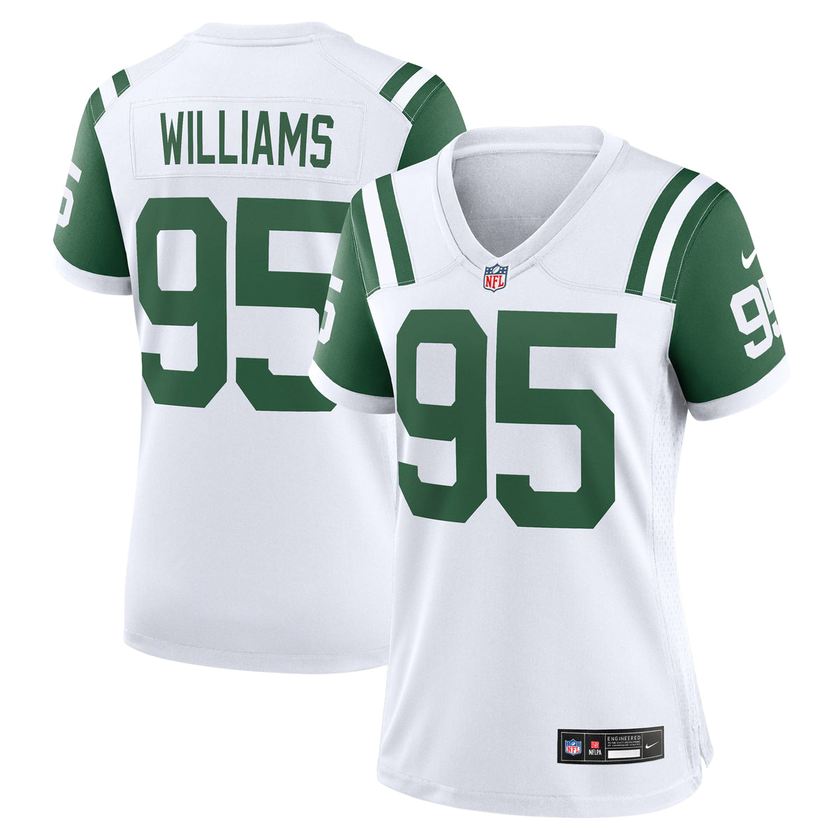Quinnen Williams New York Jets Nike Women's Classic Alternate Game Jersey White