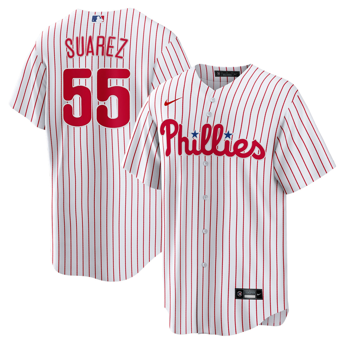 Ranger Suí¡rez Philadelphia Phillies Nike Home Replica Player Jersey White