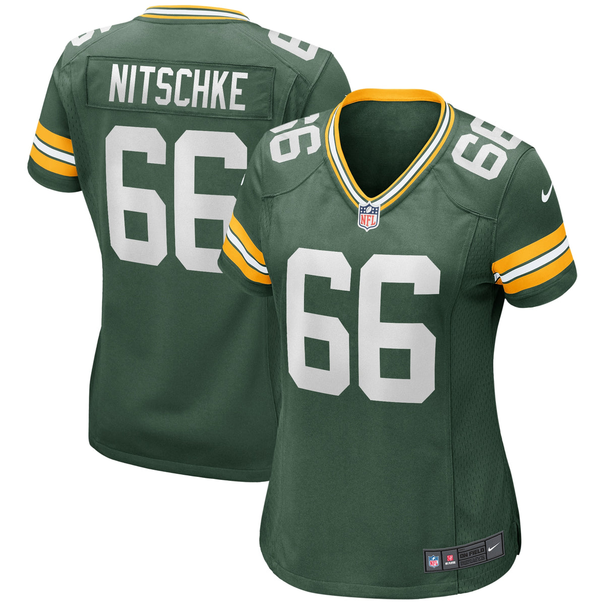 Ray Nitschke Green Bay Packers Nike Women's Game Retired Player Jersey Green