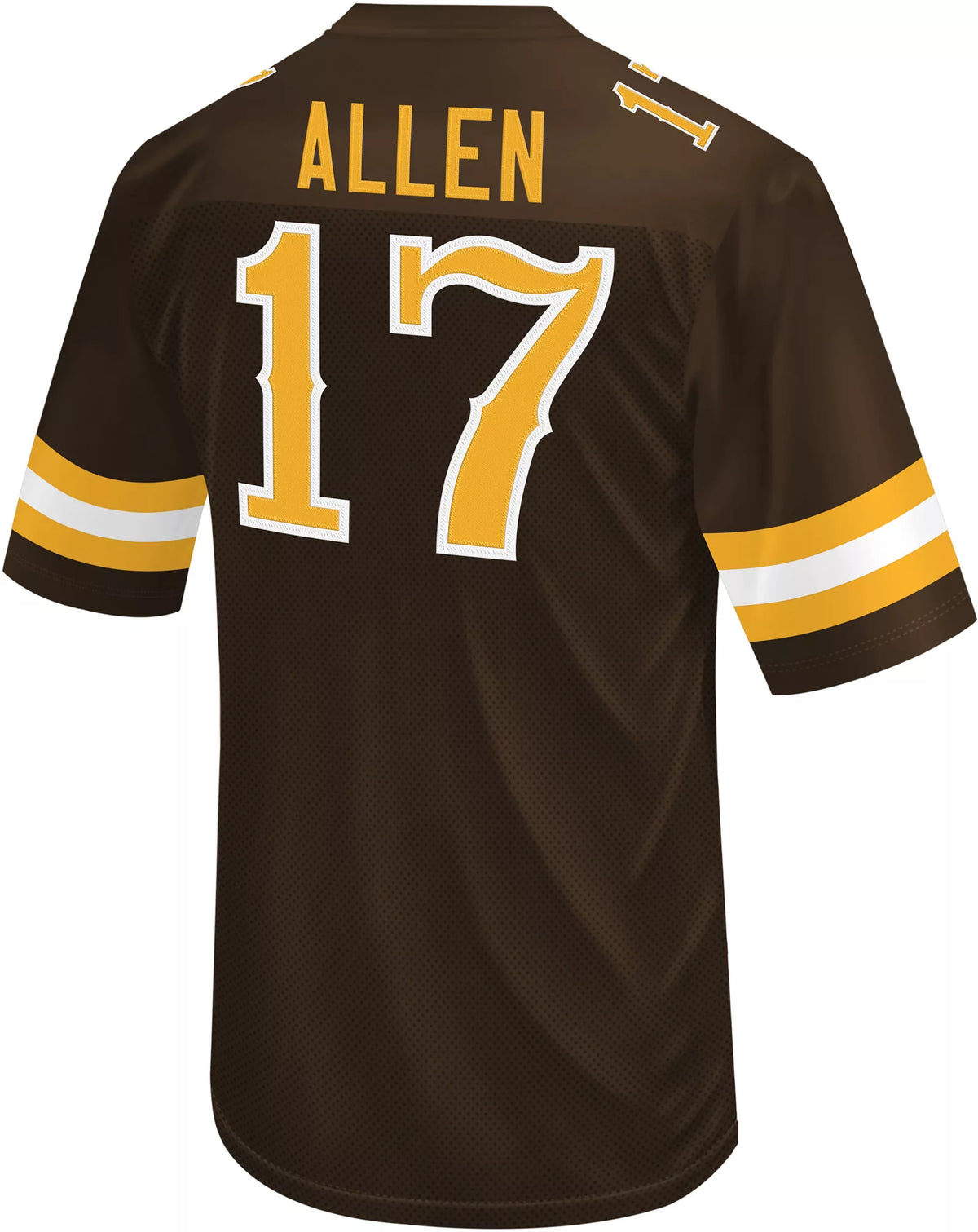 Retro Brand Men's Wyoming Cowboys Josh Allen #17 Brown Jersey
