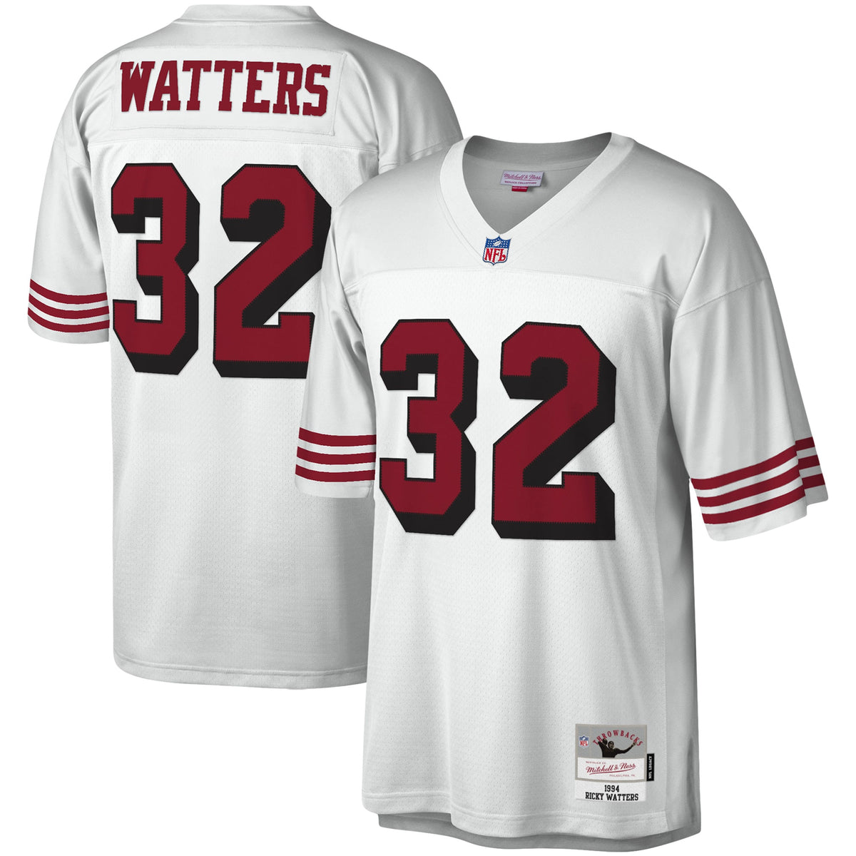 Ricky Watters San Francisco 49ers Mitchell Ness Legacy Replica Jersey White