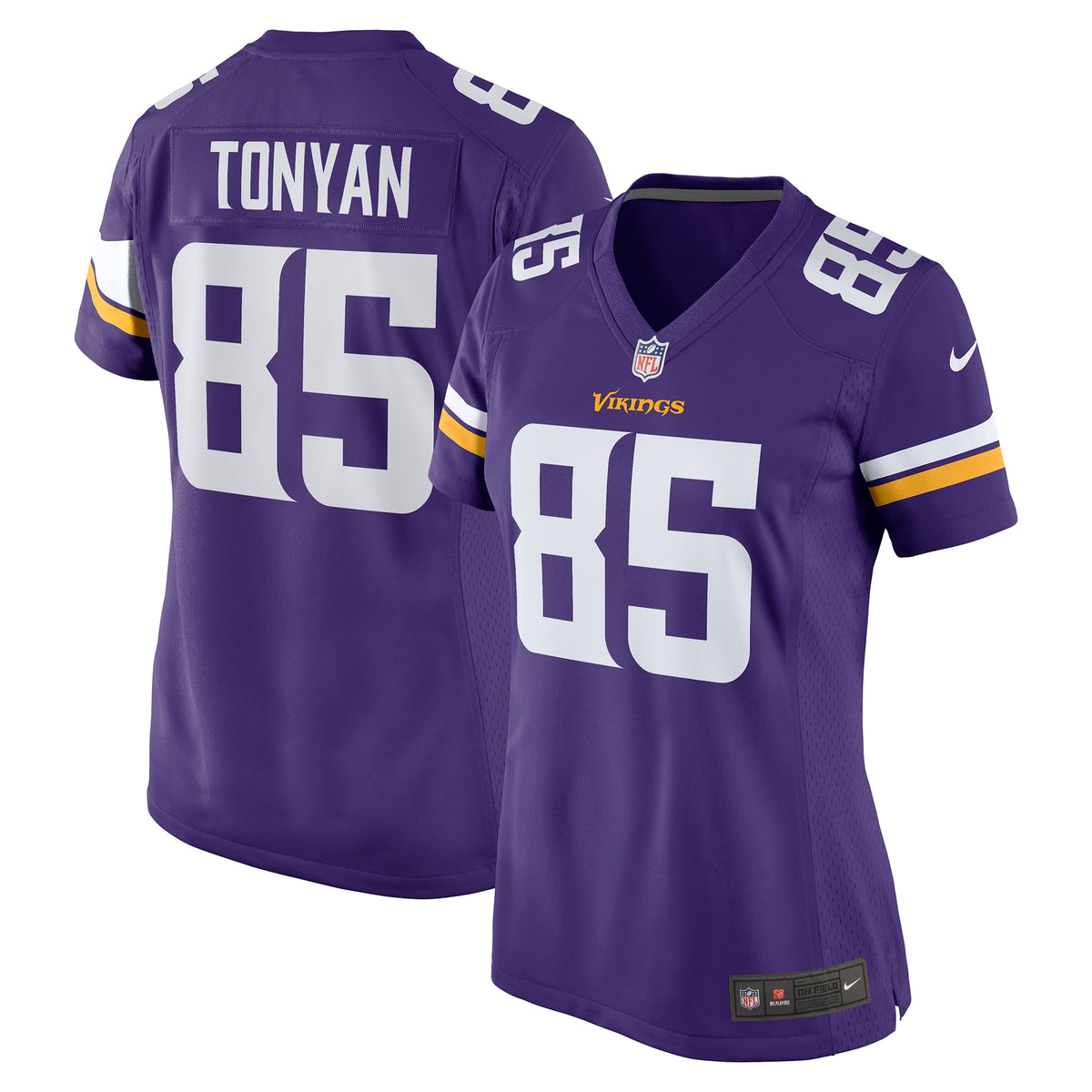 Robert Tonyan Minnesota Vikings Nike Women's Team Game Jersey Purple