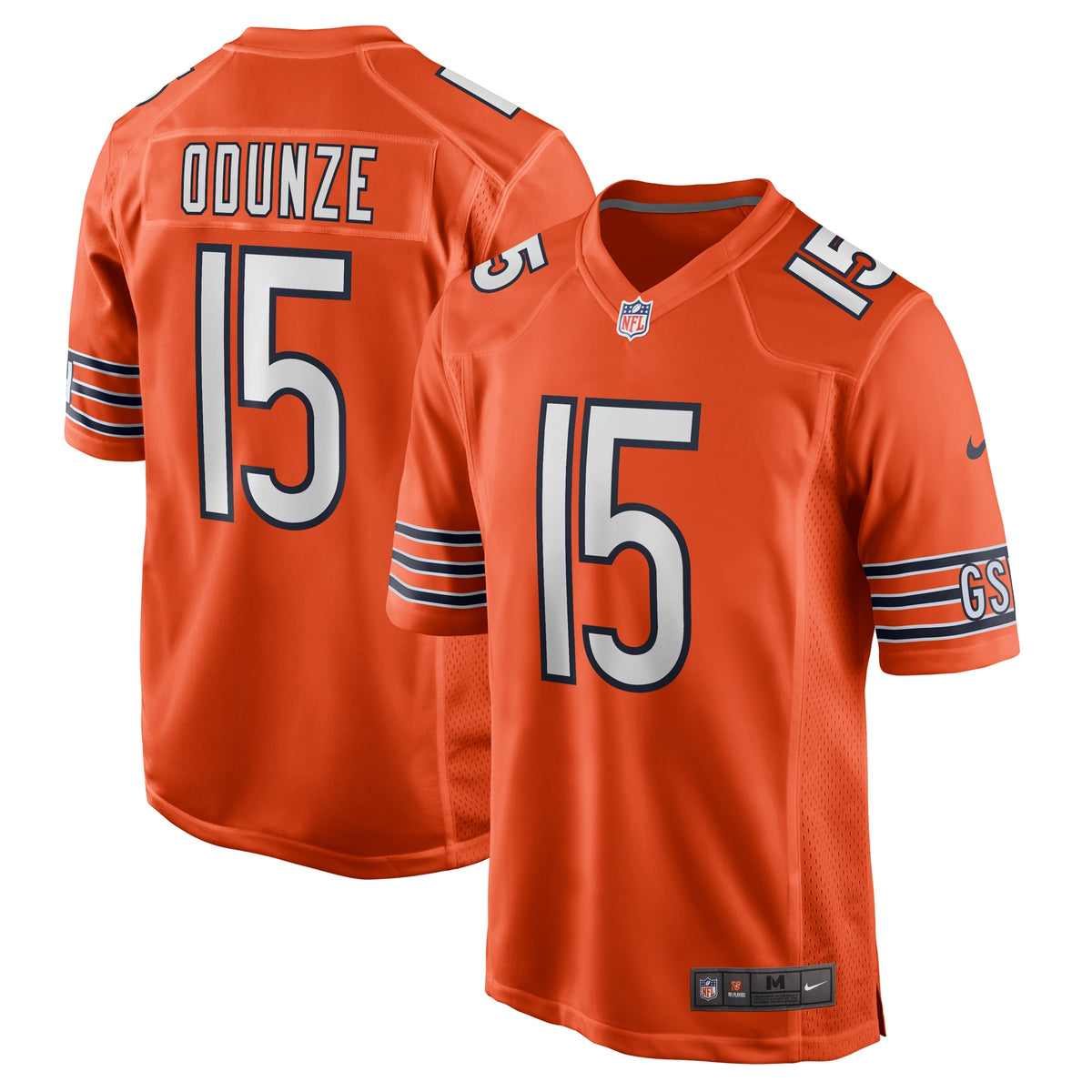 Rome Odunze Chicago Bears Nike Alternate Game Jersey Orange