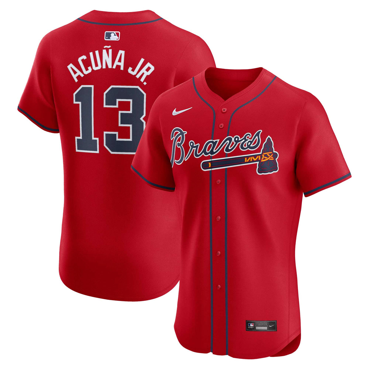Ronald Acuí±a Jr. Atlanta Braves Nike Alternate Elite Player Jersey Red