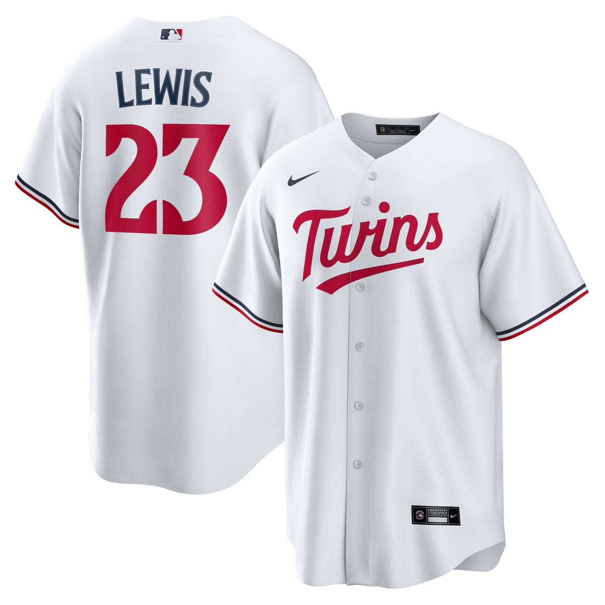 Royce Lewis Minnesota Twins Nike Replica Player Jersey White