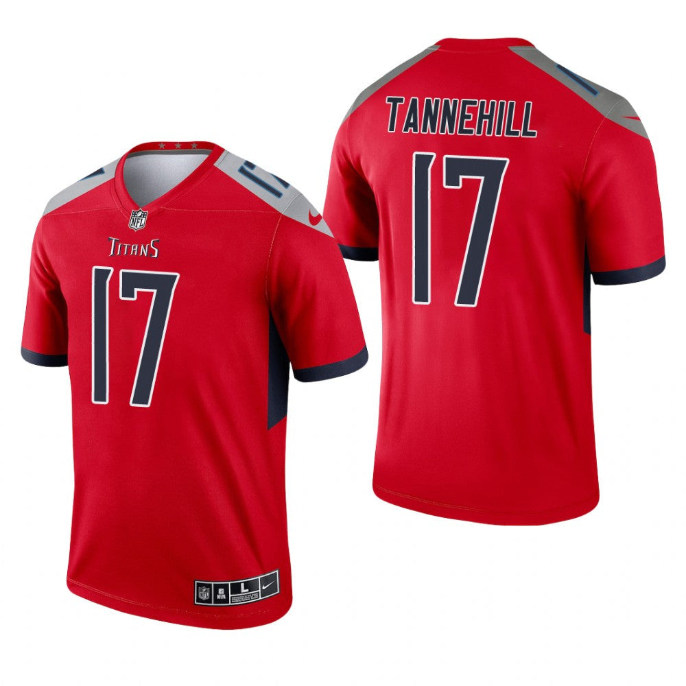 Ryan Tannehill Tennessee Titans Red Jersey Inverted Legend Men's