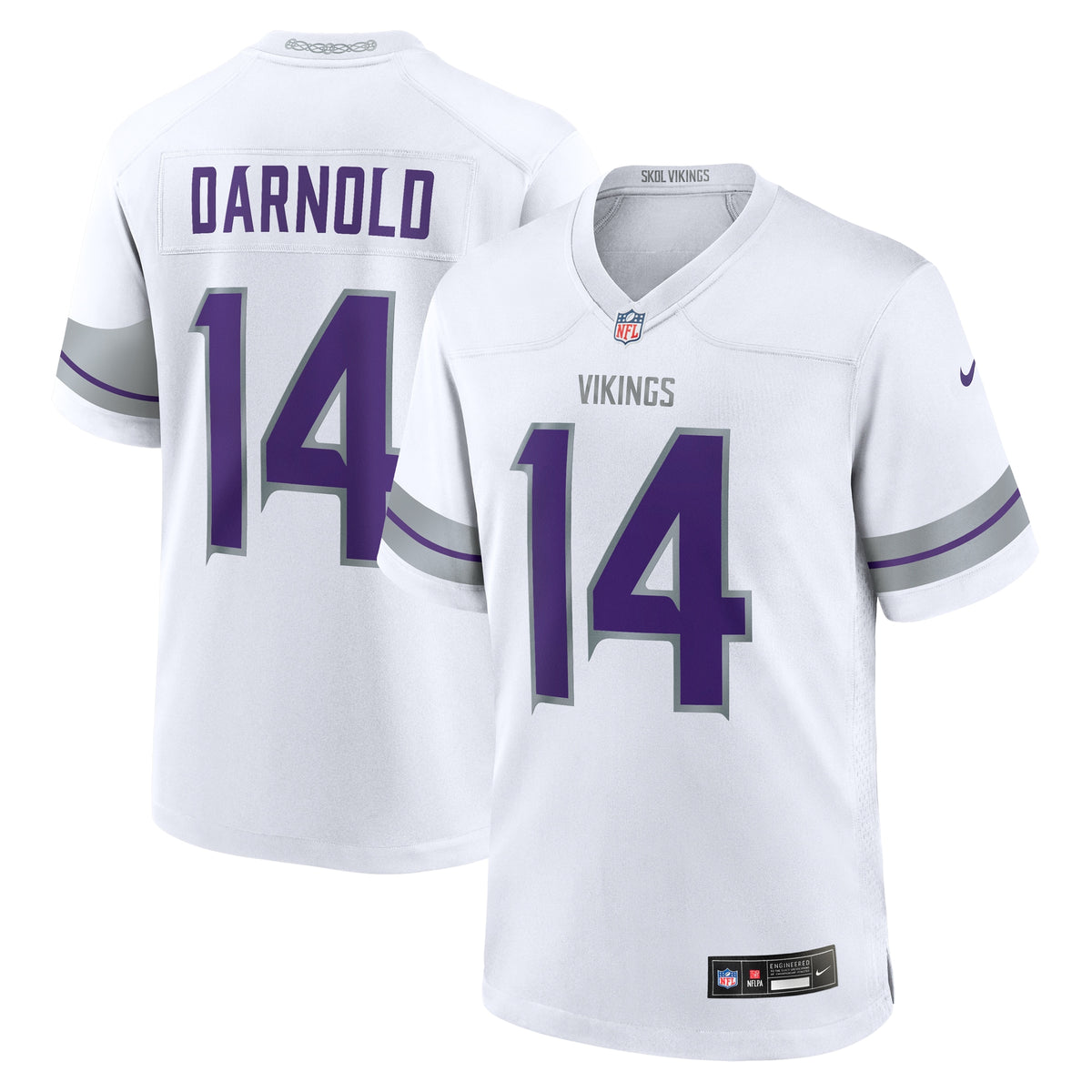 Sam Darnold Minnesota Vikings Nike Alternate Game Player Jersey White