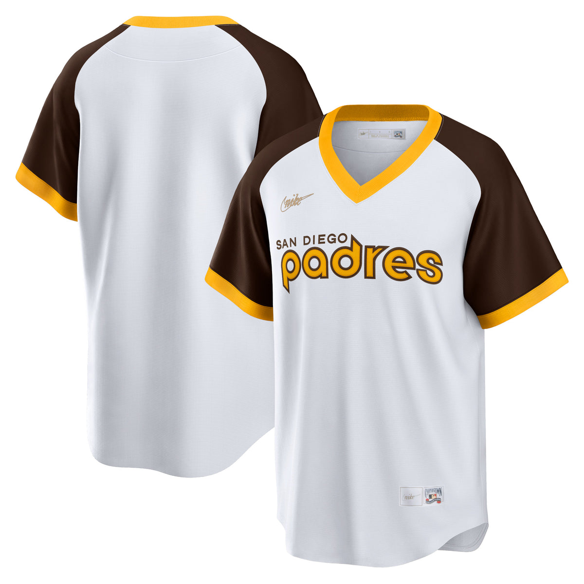 San Diego Padres Nike Home Cooperstown Collection Team Jersey White