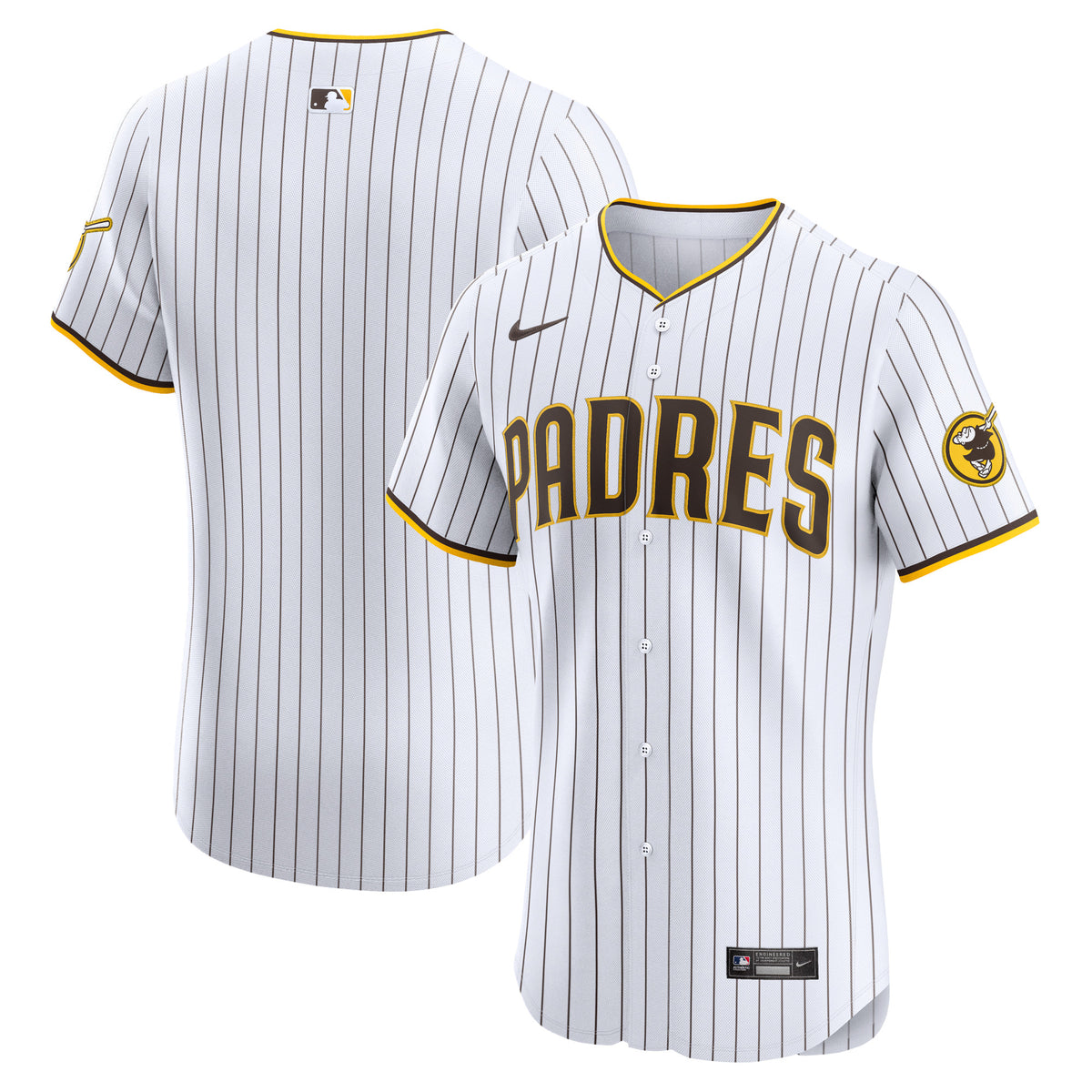 San Diego Padres Nike Home Elite Jersey White