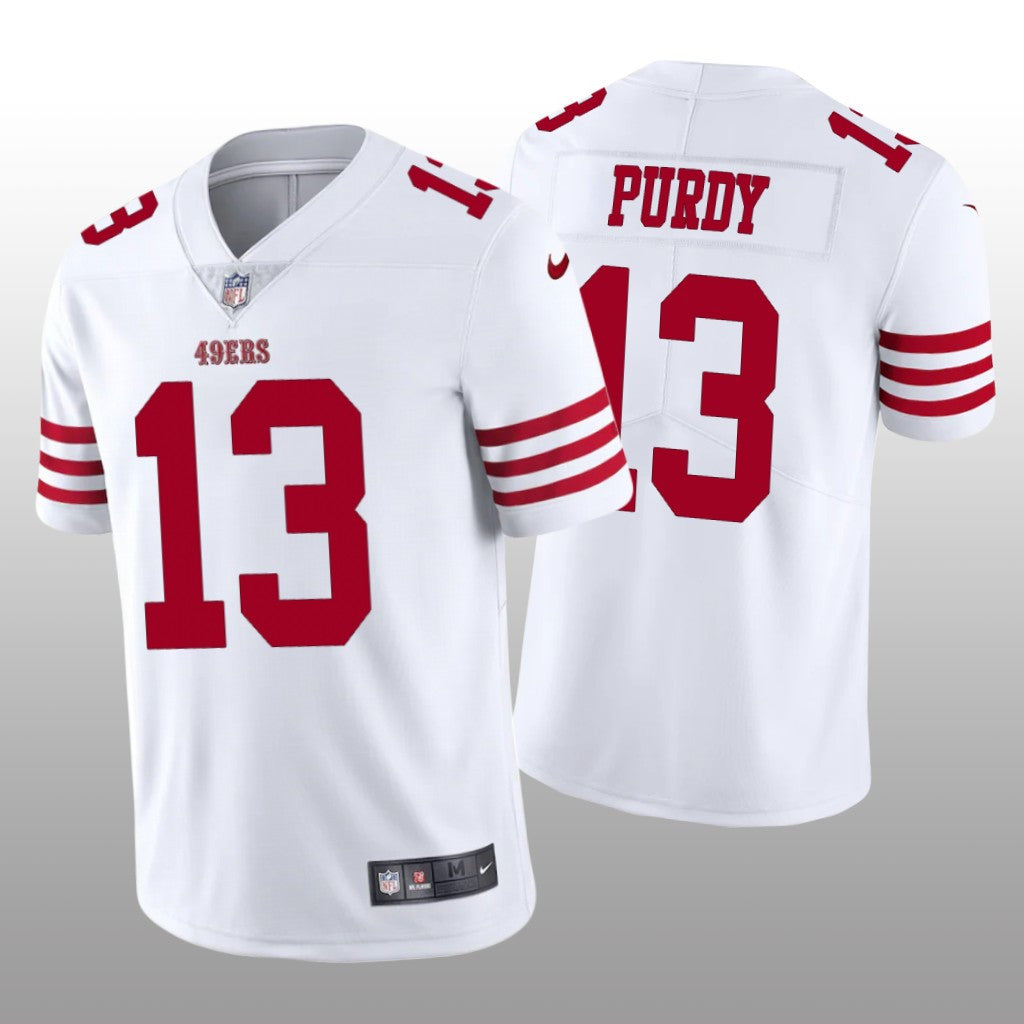 San Francisco 49ers Brock Purdy White Jersey Vapor Limited Men's