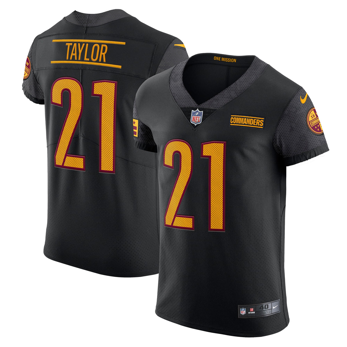 Sean Taylor Washington Commanders Nike Vapor Elite Retired Player Jersey Black
