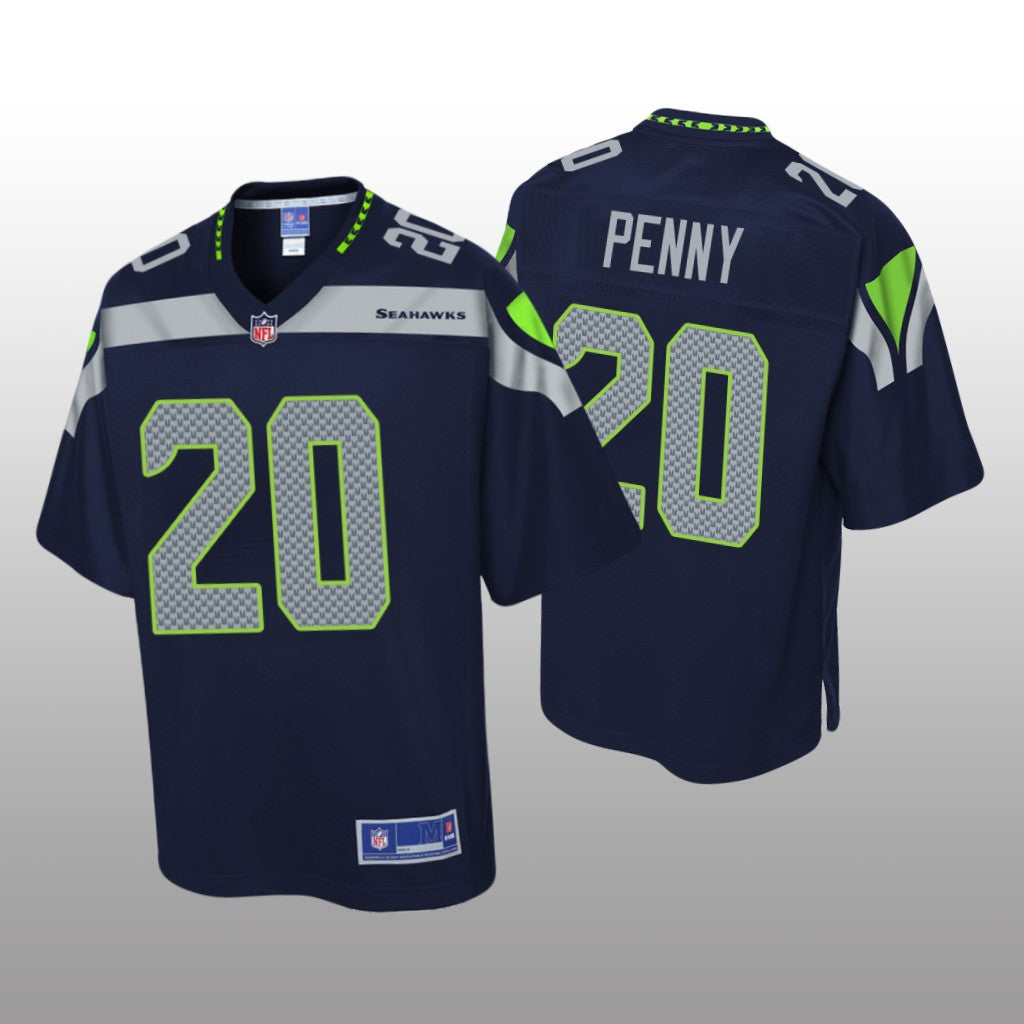 Seattle Seahawks #20 Navy Rashaad Penny Pro Line Jersey Youth