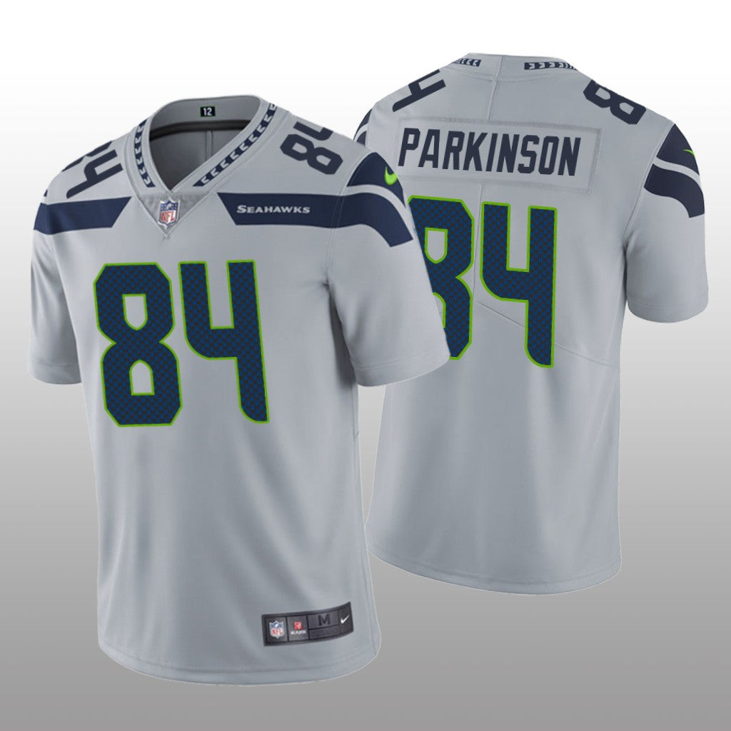 Seattle Seahawks Colby Parkinson Gray Jersey Vapor Limited Men's