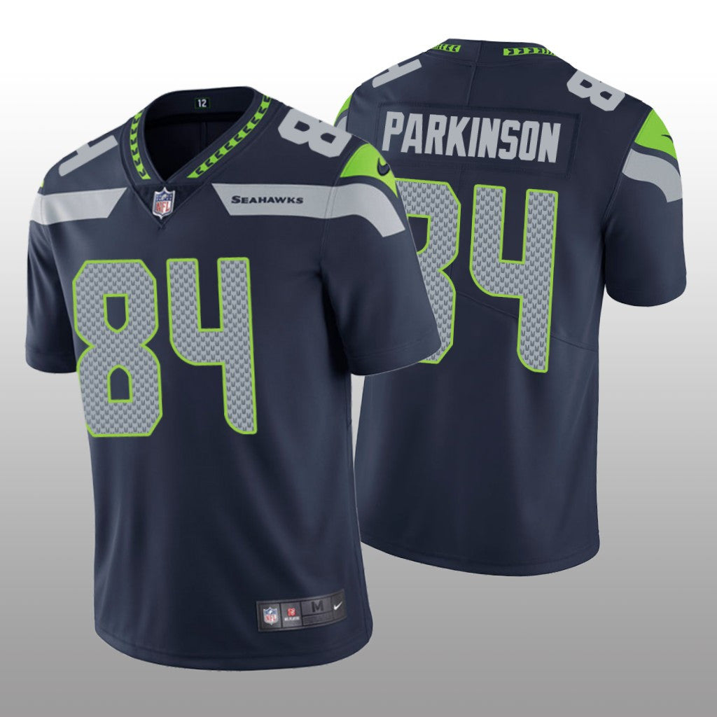 Seattle Seahawks Colby Parkinson Navy Jersey Vapor Limited Men's