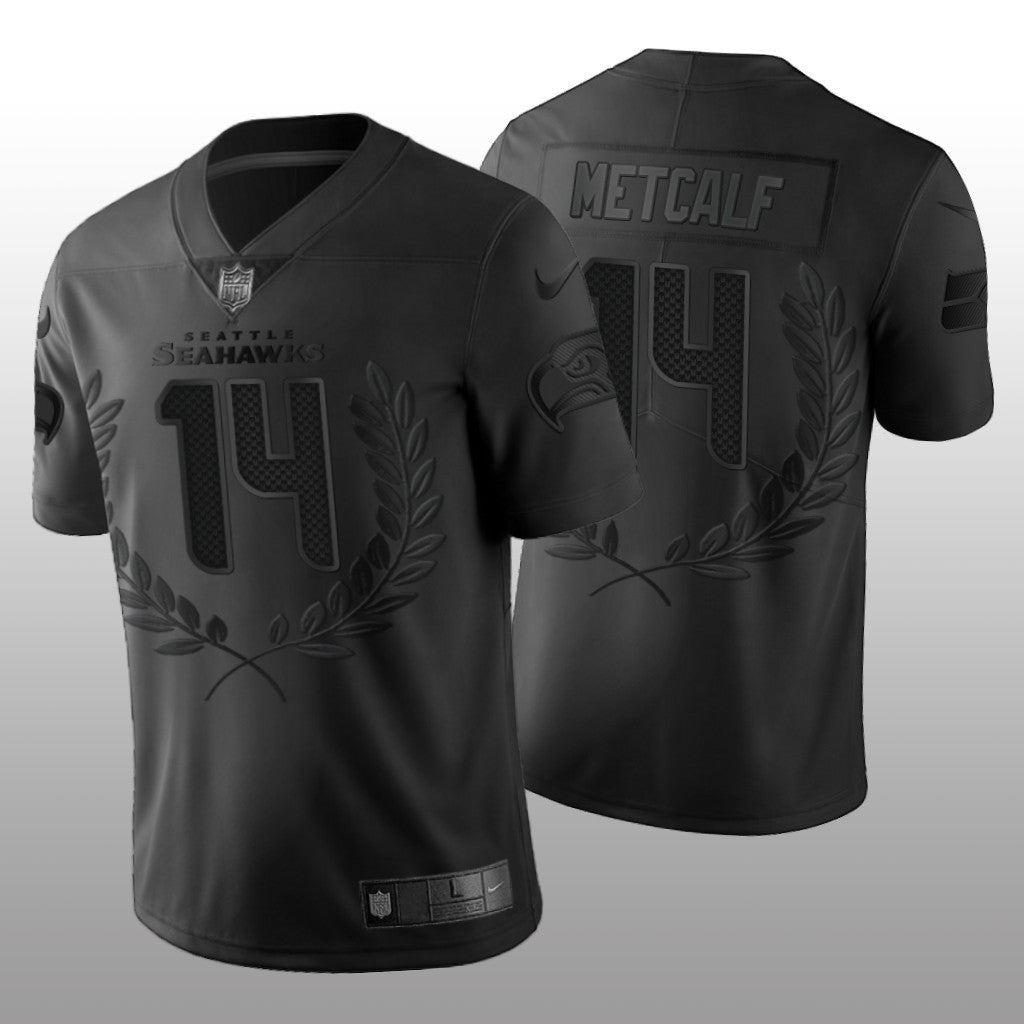 Seattle Seahawks D.K. Metcalf Black Jersey Vapor Limited