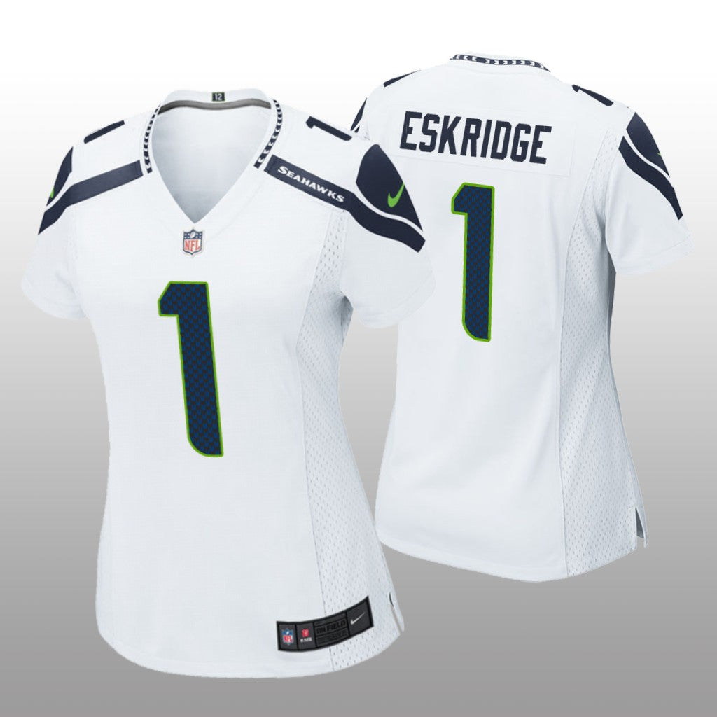 Seattle Seahawks D&'Wayne Eskridge White Jersey Game Women's