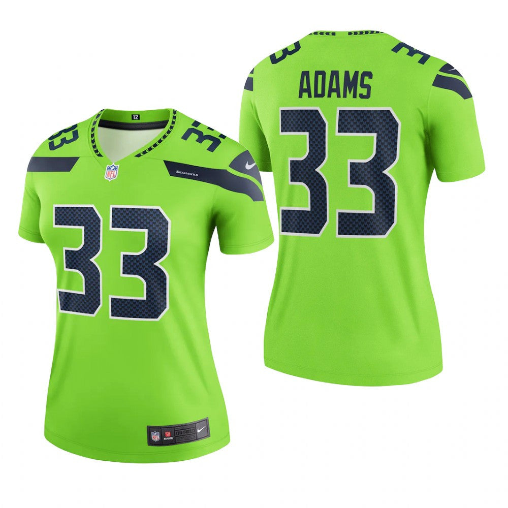 Seattle Seahawks Jamal Adams Neon Green Jersey Legend Women's