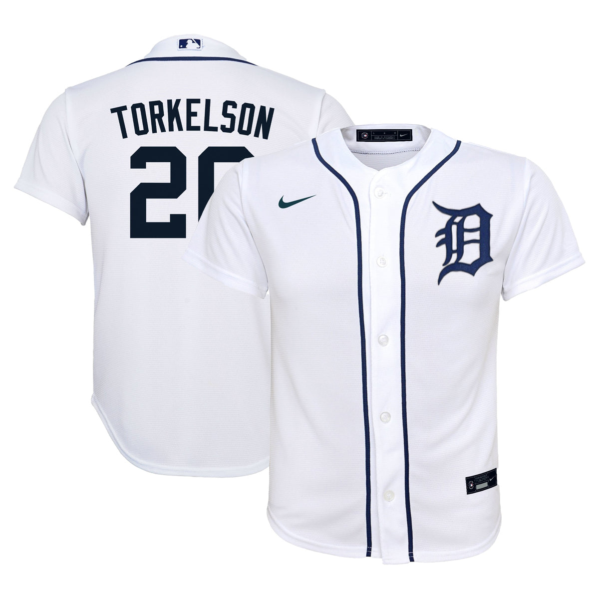 Spencer Torkelson Detroit Tigers Nike Youth Home Replica Player Jersey White