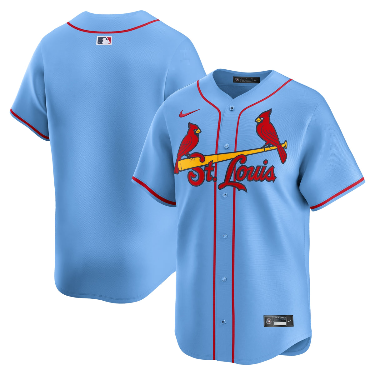 St. Louis Cardinals Nike Alternate Limited Jersey Light Blue