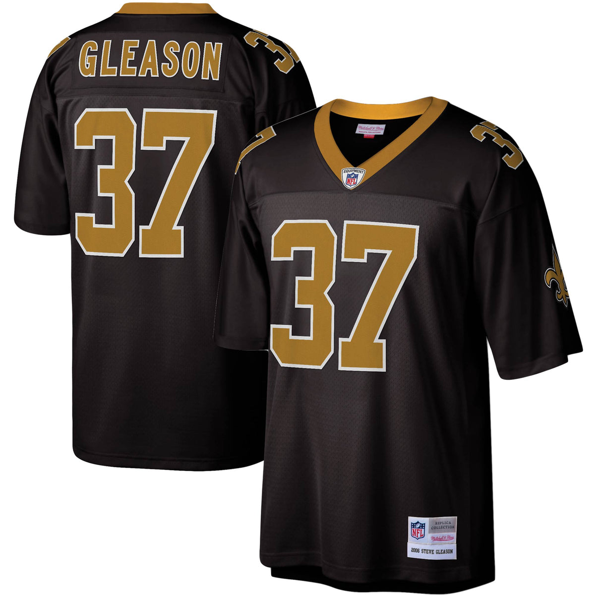 Steve Gleason New Orleans Saints Mitchell Ness Legacy Replica Jersey Black