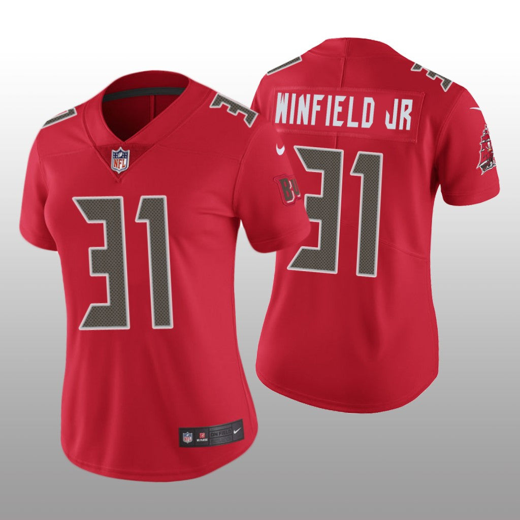 Tampa Bay Buccaneers Antoine Winfield Jr. Red Jersey Color Rush Limited Women's