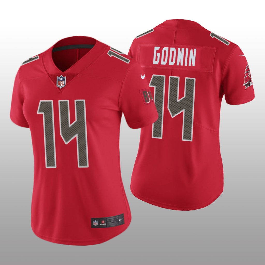 Tampa Bay Buccaneers Chris Godwin Red Jersey Color Rush Limited Women's